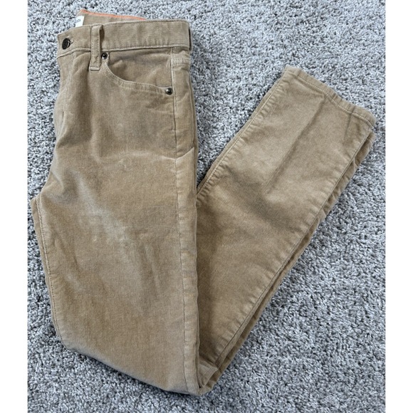 Crewcuts Other - Crewcuts J Crew Girls Corduroy Pants‎ Straight Leg Beige Casual Size 14